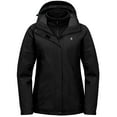 thumbnail image 1 of Little Donkey Andy Women's 3 in 1 Winter Ski Jacket Warm Fleece Liner Jacket Waterproof Windproof Snow Coat & Detachable Hood Black M, 1 of 7