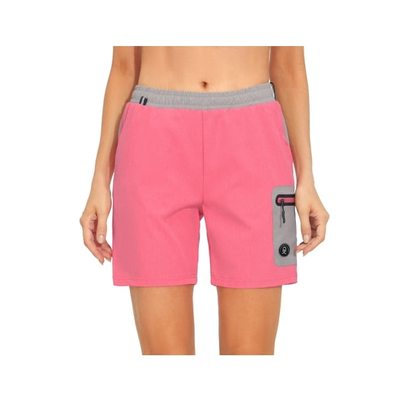 Little Donkey Andy Women's 7 Inches Quick Dry Golf Shorts Stretch Athletic Shorts with Liner, Laser-Cutting Pockets Sise XL