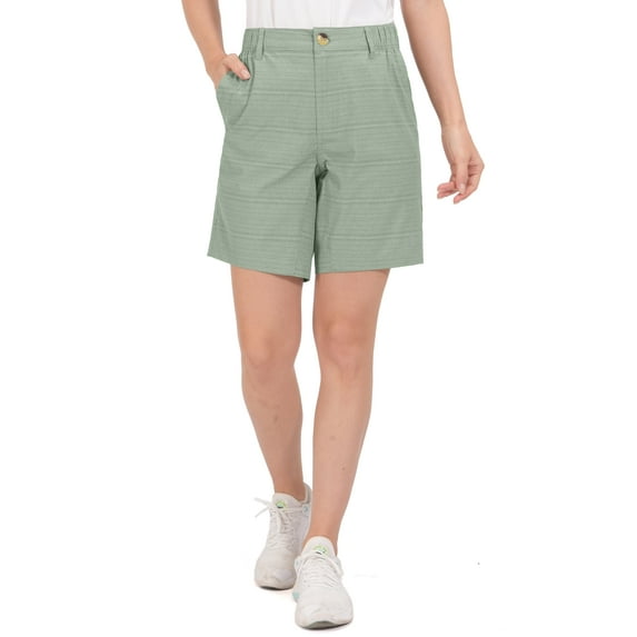 Little Donkey Andy Women’s 8 Inch Inseam Shorts for Golf Hiking Casual Travel with Pockets Size XL