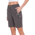 thumbnail image 1 of Little Donkey Andy Women's 9 Inches Shorts for Hiking Golf Travel Lightweight Quick Dry Stretch Grey L, 1 of 7