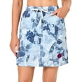 thumbnail image 1 of Little Donkey Andy Women's Athletic Skort Skirts UPF 50+ Quick Dry Golf Tennis Causal Skirt with Pockets Gray Floral M, 1 of 7