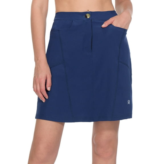 Little Donkey Andy Women's Athletic Skort Skirts UPF 50+ Quick Dry Golf Tennis Causal Skirt with Pockets Navy S