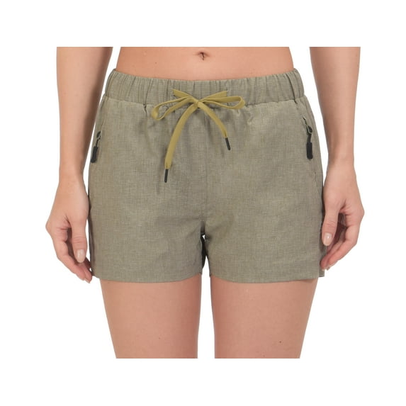 Little Donkey Andy Women's Breathable Running Shorts, 3 Inch Quick-Dry Workout Hiking Athletic Shorts with Air Hole & Liner Sage Heather XL