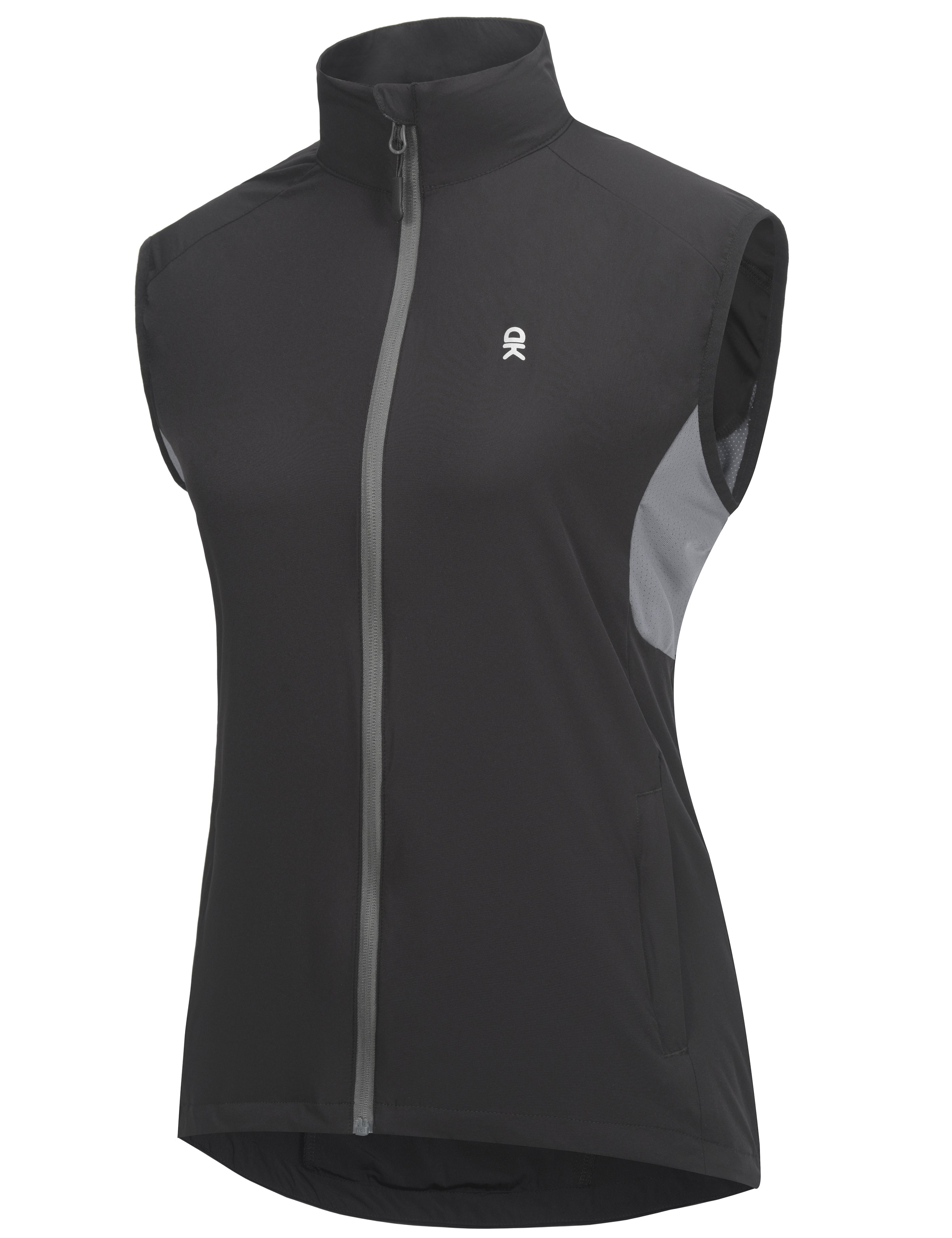 Little Donkey Andy Women's Cycling Vest Reflective Bike Vest, Wind Vest Lightweight Breathable UPF 50 for Golf Running Size M
