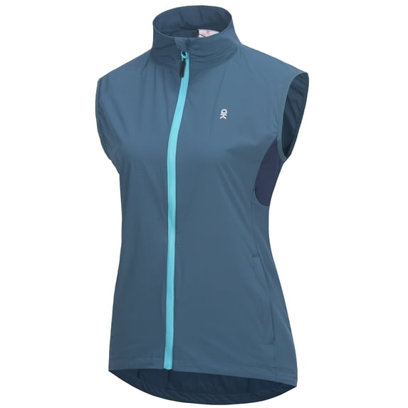 Little Donkey Andy Women's Cycling Vest Reflective Bike Vest, Wind Vest Lightweight Breathable UPF 50 for Golf Running Size XL
