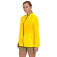 thumbnail image 1 of Little Donkey Andy Women's Full Zip Sun Protection Hoodie Jacket Long Sleeve Shirt Running Hiking Golf Water Repellent UPF50 Cyber Yellow X-Large, 1 of 7