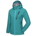 thumbnail image 1 of Little Donkey Andy Women's High-performance Waterproof Rain Jacket Ultra Lightweight Outdoor Rain Coat Shell Blue XXL, 1 of 7
