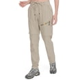 thumbnail image 1 of Women's Lightweight Zip Off Hiking Pants, Quick Dry UPF 50 with Zip Pockets for Travel Khaki Size L, 1 of 8