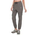 thumbnail image 1 of Little Donkey Andy Women's Hiking Pants Lightweight Quick Dry Outdoor Running Cargo Gray M, 1 of 8