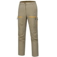 thumbnail image 1 of Little Donkey Andy Women's Hiking Snow Ski Pants Fleece Lined Cargo Pants Water Resistant Windproof Insulated Softshell Khaki XL, 1 of 7