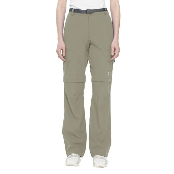 Little Donkey Andy Women's Lightweight Convertible Pants Zip-Off Quick Dry Hiking Pants Silver Sage Size XL