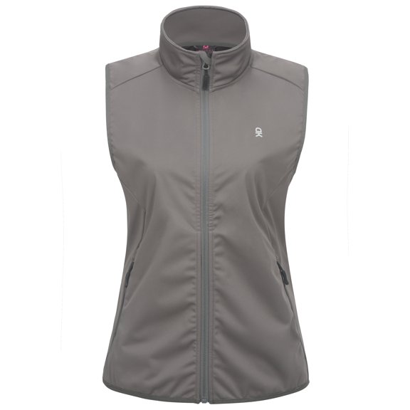 Little Donkey Andy Women's Lightweight Golf Vest,Windproof Softshell Vests Outerwear, Sleeveless Jacket for Running Hiking Size L
