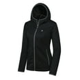 thumbnail image 1 of Little Donkey Andy Women's Lightweight Hooded Softshell Jacket for Running Travel Hiking, Windproof, Water Repellent Black Size XS, 1 of 7