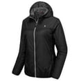 thumbnail image 1 of Little Donkey Andy Women's Lightweight Packable Puffer Jacket Insulated Winter Coat Water Resistant Hooded Outdoor Windbreaker for Hiking Traveling Camping, Type B Insulation Black XS, 1 of 7