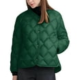 thumbnail image 1 of Little Donkey Andy Women's Lightweight Puffer Jacket with Recycled Insulation, Button Down Quilted Coats (Grass Green L), 1 of 7