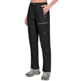 thumbnail image 1 of Little Donkey Andy Women's Lightweight Quick Dry Cargo Hiking Pants UPF 50+ Stretch Travel Casual Trousers Black XS, 1 of 6