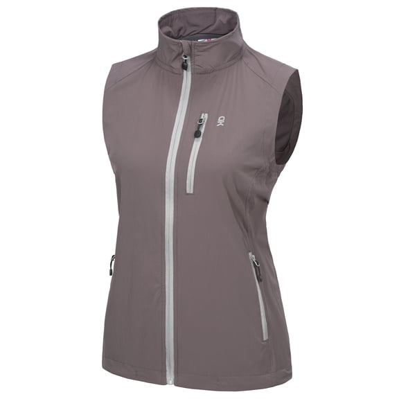 Little Donkey Andy Women's Lightweight Quick Dry Vest Summer Windproof Sleeveless Elastic Jacket for Golfing Cycling Running Size S