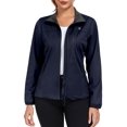 thumbnail image 1 of Little Donkey Andy Women's Lightweight Softshell Jacket Windbreaker for Running Travel Hiking, Windproof, Waterproof (Dark Blue M), 1 of 8