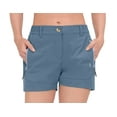 thumbnail image 1 of Little Donkey Andy Women's Lightweight Stretch Quick Dry Shorts for Running Hiking Golf Blue Horizon XXL, 1 of 8