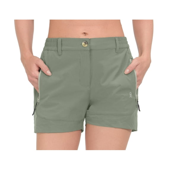 Little Donkey Andy Women's Lightweight Stretch Quick Dry Shorts for Running Hiking Golf Sage XXS