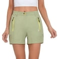 thumbnail image 1 of Little Donkey Andy Women's Lightweight Stretch Quick Dry Shorts for Travel Hiking Golf Celadon Heather XS, 1 of 8