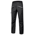 thumbnail image 1 of Little Donkey Andy Women's Lightweight Waterproof Rain Pants Breathable Hiking Pants for Outdoor Fishing Black 2XL, 1 of 8