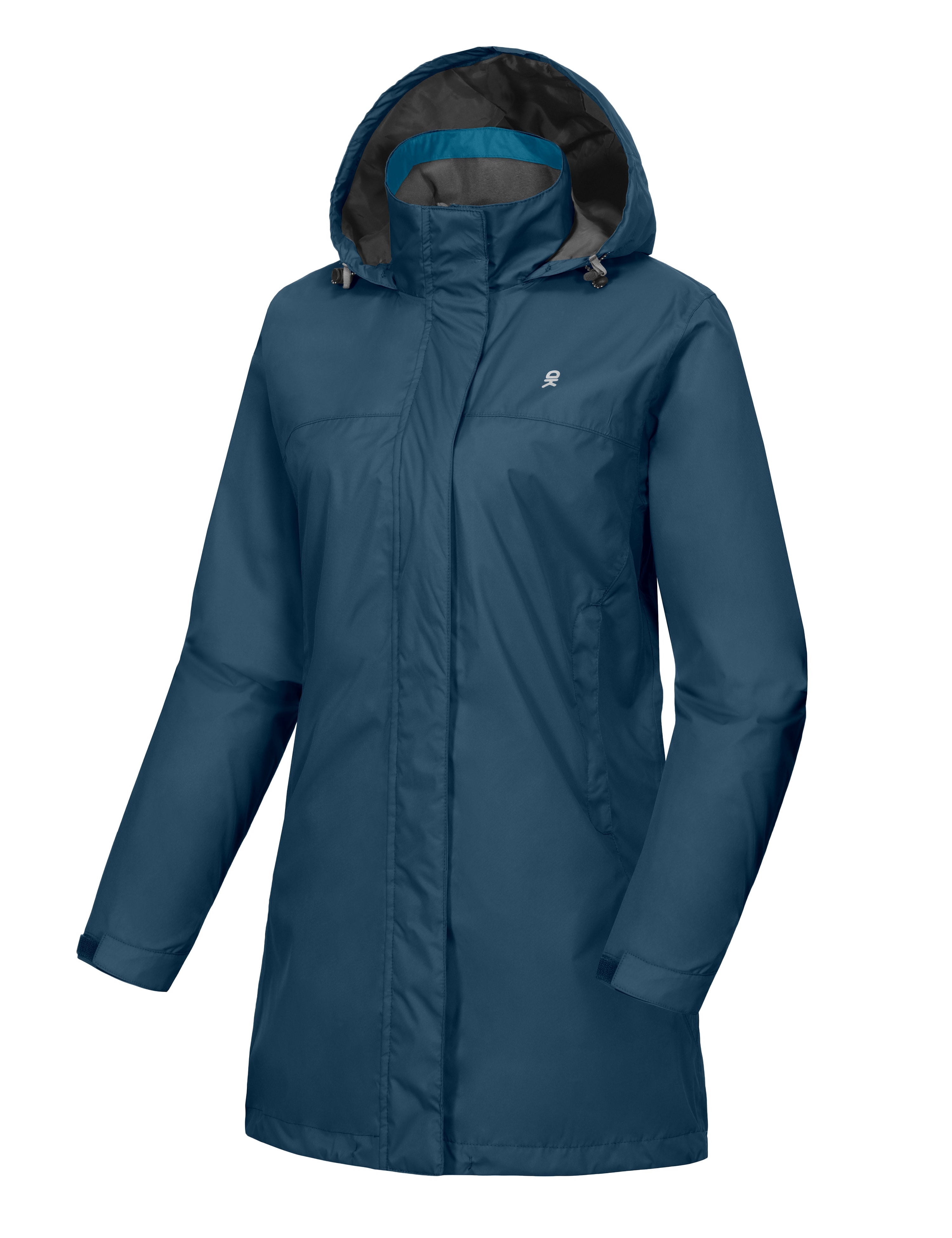 Little Donkey Andy Women’s Long Hooded Waterproof Rain Jacket ...