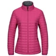 thumbnail image 1 of Little Donkey Andy Women's Puffer Jacket, Lightweight Warm Hiking Jacket with Post-Consumer Synthetic Insulation Rose S, 1 of 8