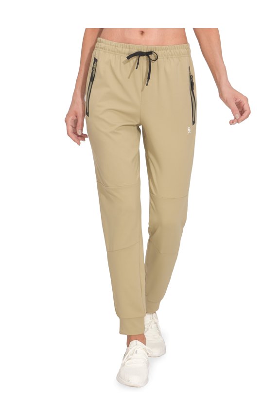 Women's Quick Dry Cool Capri Pants Stretch Lightweight Drawstring Hiking Running Track Workout Size M