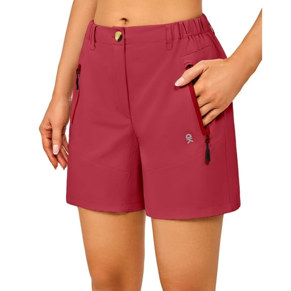 Little Donkey Andy Women's Quick Dry Lightweight Stretch Shorts Outdoor Short Active Hiking Watermelon Red XS