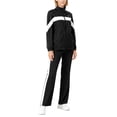 thumbnail image 1 of Women's 2Pc Full Zip Tracksuit, 4 Way Stretch Breathable with Zipper Pockets for Golf Running Casual Black M, 1 of 9