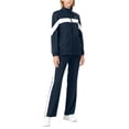 thumbnail image 1 of Women's 2Pc Full Zip Tracksuit, 4 Way Stretch Breathable with Zipper Pockets for Golf Running Casual Navy blue M, 1 of 9