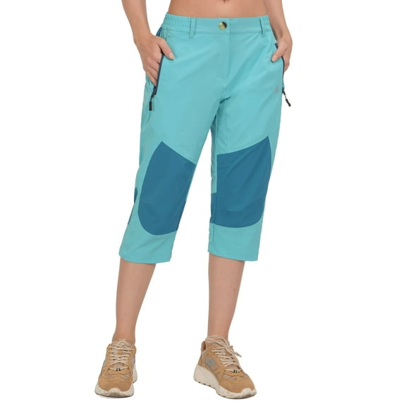 Little Donkey Andy Women's Quick Dry Water Repellent 3/4 Pants Capri Shorts Lightweight UPF 50 Cool Hiking Travel Size S