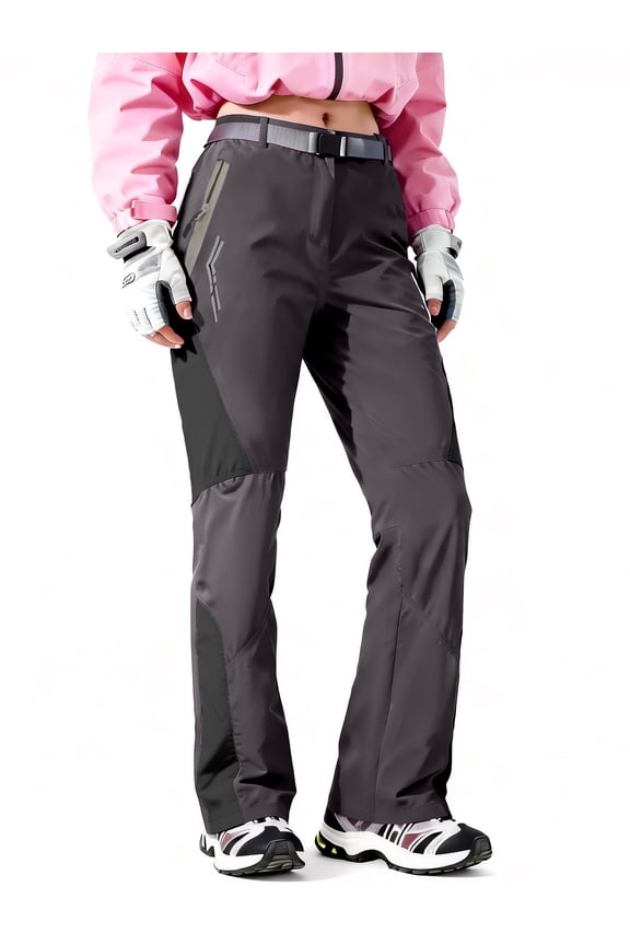 Women's Quick-Dry, Water-Repellent Outdoor Pants - Lightweight, UPF 50+ for Hiking and Travel Gray S