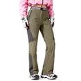 thumbnail image 1 of Women's Quick Dry Hiking Pants, Water Repellent UPF 50+ Lightweight Zip Pockets with Belt for Travel Casual Khaki M, 1 of 9
