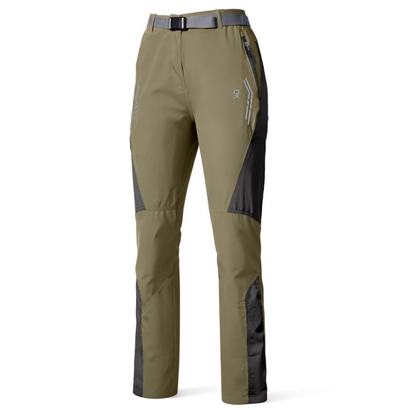 Little Donkey Andy Women's Quick-Dry, Water-Repellent Outdoor Pants - Lightweight, UPF 50  for Hiking and Travel Khaki XL
