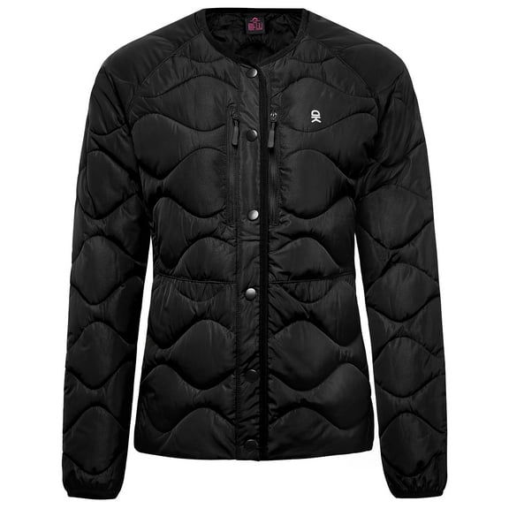 Little Donkey Andy Women's Quilted Jacket Lightweight Warm Winter Puffer Jackets Long Sleeve Padded Coats Outwear With 6 Pockets Black, X-Small