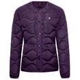 thumbnail image 1 of Little Donkey Andy Women's Quilted Jacket Lightweight Warm Winter Puffer Jackets Long Sleeve Padded Coats Outwear With 6 Pockets Purple, Medium, 1 of 7