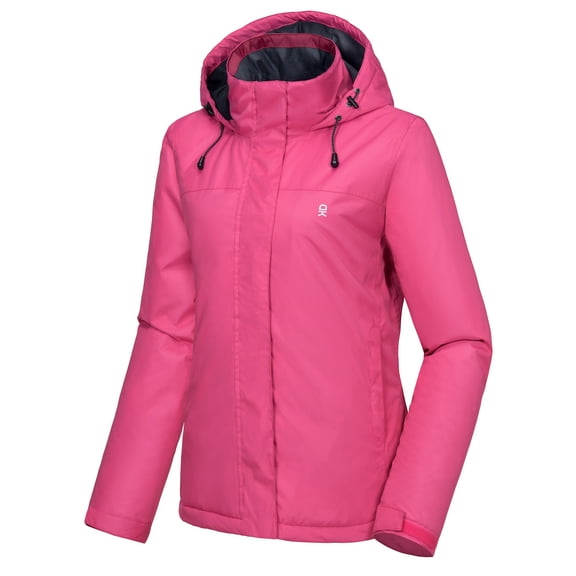 Little Donkey Andy Women's Ski Snowboarding Jacket Waterproof Warm Winter Windproof Mountain Snow Rain Coat Rose XS