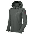 thumbnail image 1 of Little Donkey Andy Women's Softshell Jacket Ski Jacket with Removable Hood, Fleece Lined Charcoal Heather Size M, 1 of 7