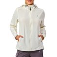 thumbnail image 1 of Little Donkey Andy Women's UPF 50+ Hoodie Jackets Long Sleeve Breathable Lightweight Hiking Shirt, Air-Holes Tech, White Medium, 1 of 7
