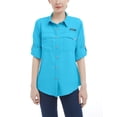 thumbnail image 1 of Little Donkey Andy Women's UPF 50+ UV Protection Shirt, Long Sleeve Fishing Shirt, Breathable and Fast Dry Sea Blue M, 1 of 7