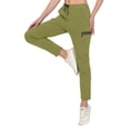 thumbnail image 1 of Little Donkey Andy Women's Ultra-Stretch Quick Dry Lightweight Ankle Pants Drawstring Active Travel Hiking Olive S, 1 of 7