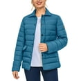 thumbnail image 1 of Little Donkey Andy Women's Warm Windproof Puffer Jacket Lightweight Breathable Jacket Winter Long-Sleeve Insulated Coat Blue S, 1 of 7