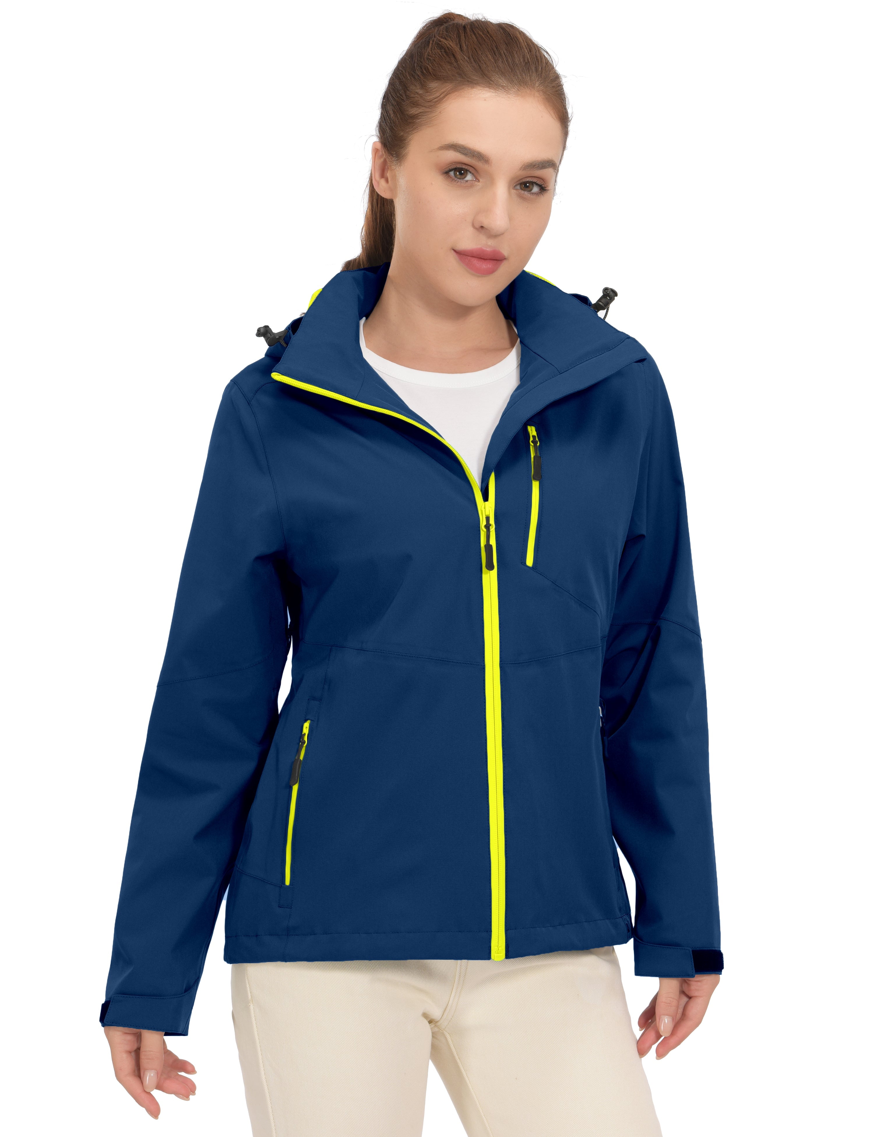 Little Donkey Andy Damen Wasserdichte Regenjacke – Leicht, UPF50+, Atmungsaktiv, Winddicht – Ideal Für Wandern, Reisen & Angeln Im Sommer