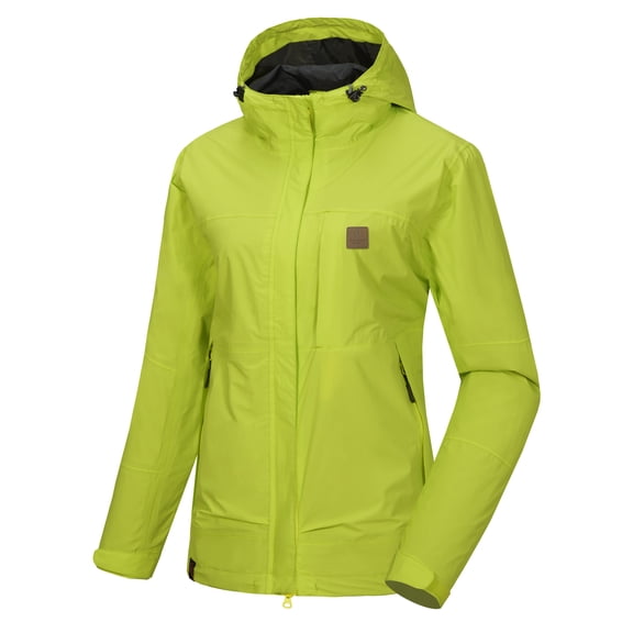 Little Donkey Andy Women's Waterproof Rain Jacket Windproof Light Jacket, Breathable Outdoor Rain Shell with Hood for Hiking Travel Golf Love Bird XL