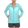 thumbnail image 1 of Little Donkey Andy Women's Waterproof Rain Jackets Summer Lightweight UPF50 Coats for Hiking Travel Fishing Size XL, 1 of 5