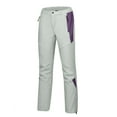 thumbnail image 1 of Little Donkey Andy Women’s Winter Hiking Ski Snowboarding Pants, Softshell Pants, Fleece Lined and Water Repellant Light Gray S, 1 of 7