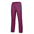 thumbnail image 1 of Little Donkey Andy Women’s Winter Hiking Ski Snowboarding Pants, Softshell Pants, Fleece Lined and Water Repellant Purple M, 1 of 7