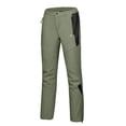 thumbnail image 1 of Women’s Winter Hiking Ski Snowboarding Pants, Softshell Pants, Fleece Lined and Water Repellant Sage S, 1 of 7